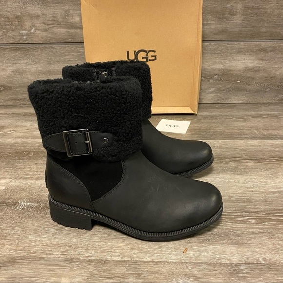 UGG | Elings Boot Waterproof In Black NEW - Picture 1 of 11